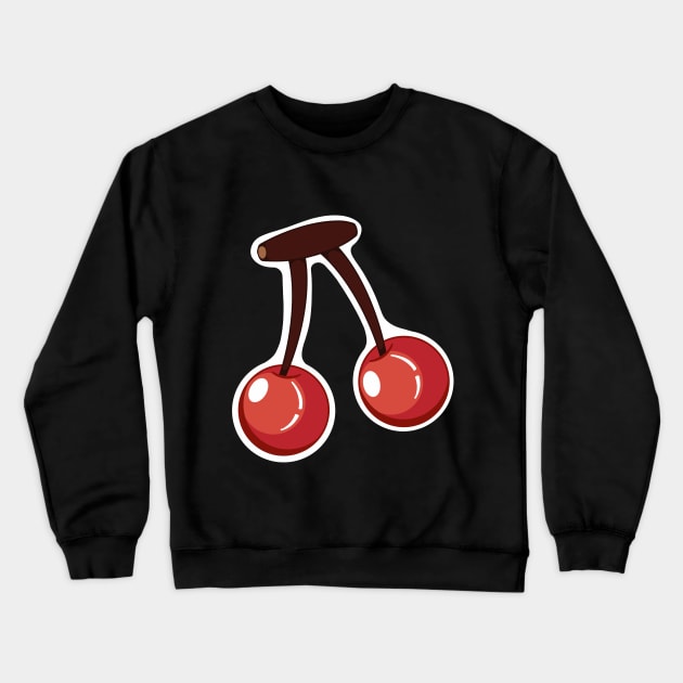 cherry Crewneck Sweatshirt by TASCHE